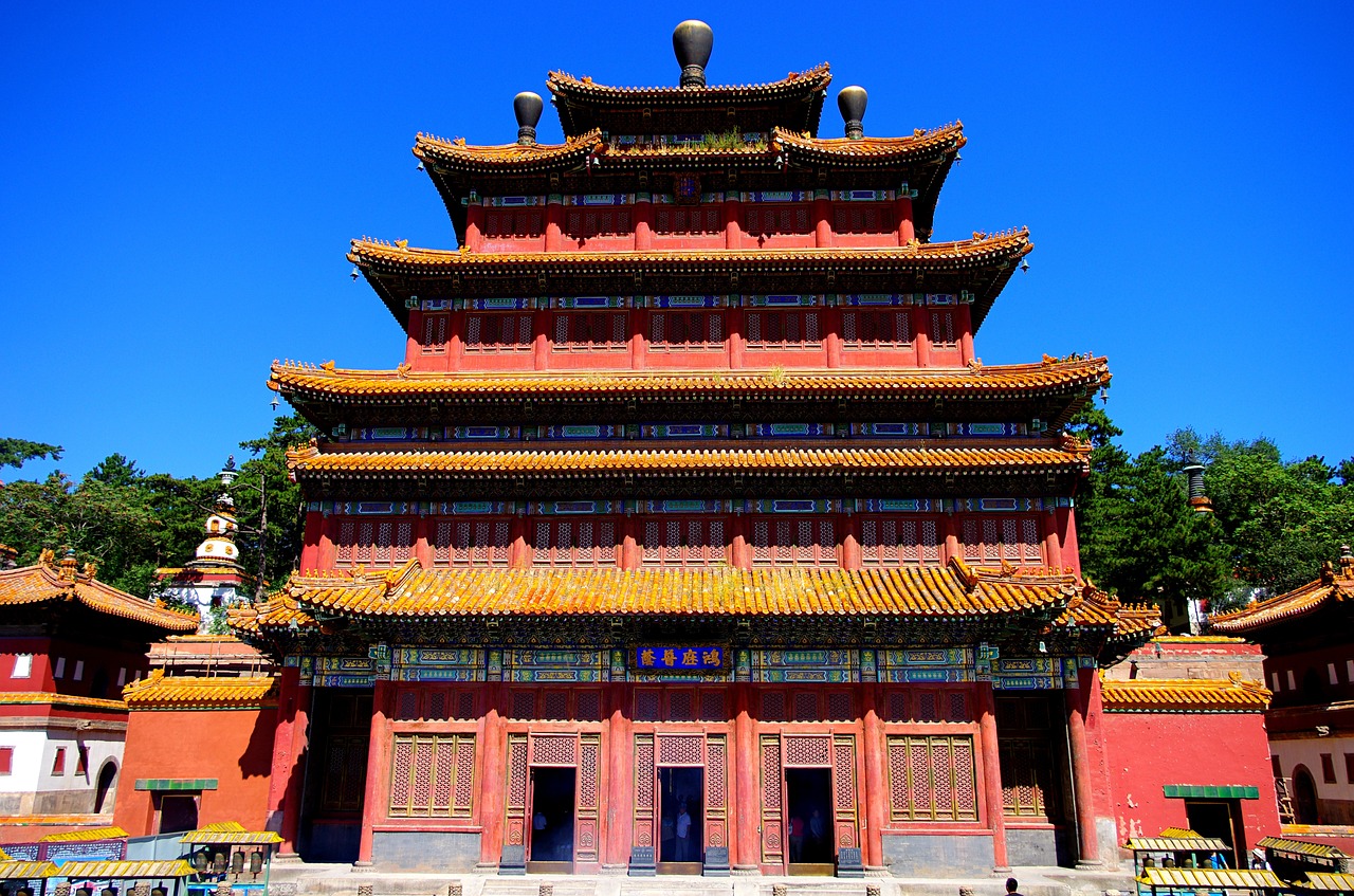 Буддистский храм в Китае