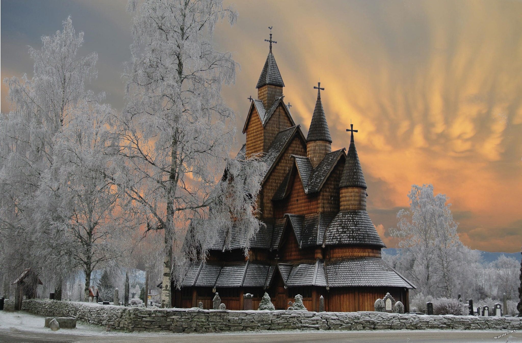 Церковь в Токсово зима