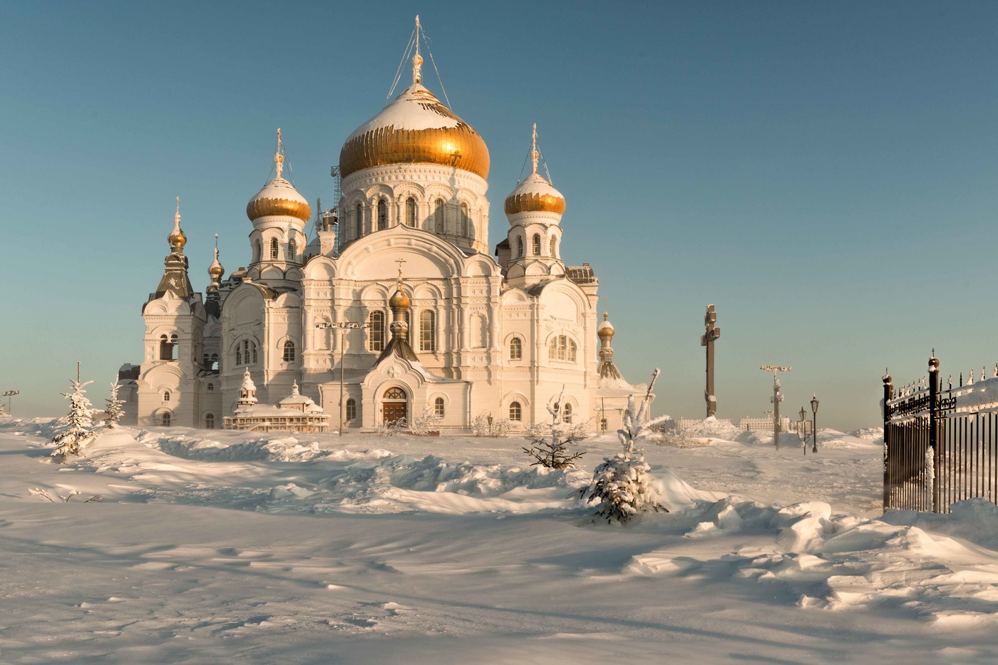 православные храмы зимой