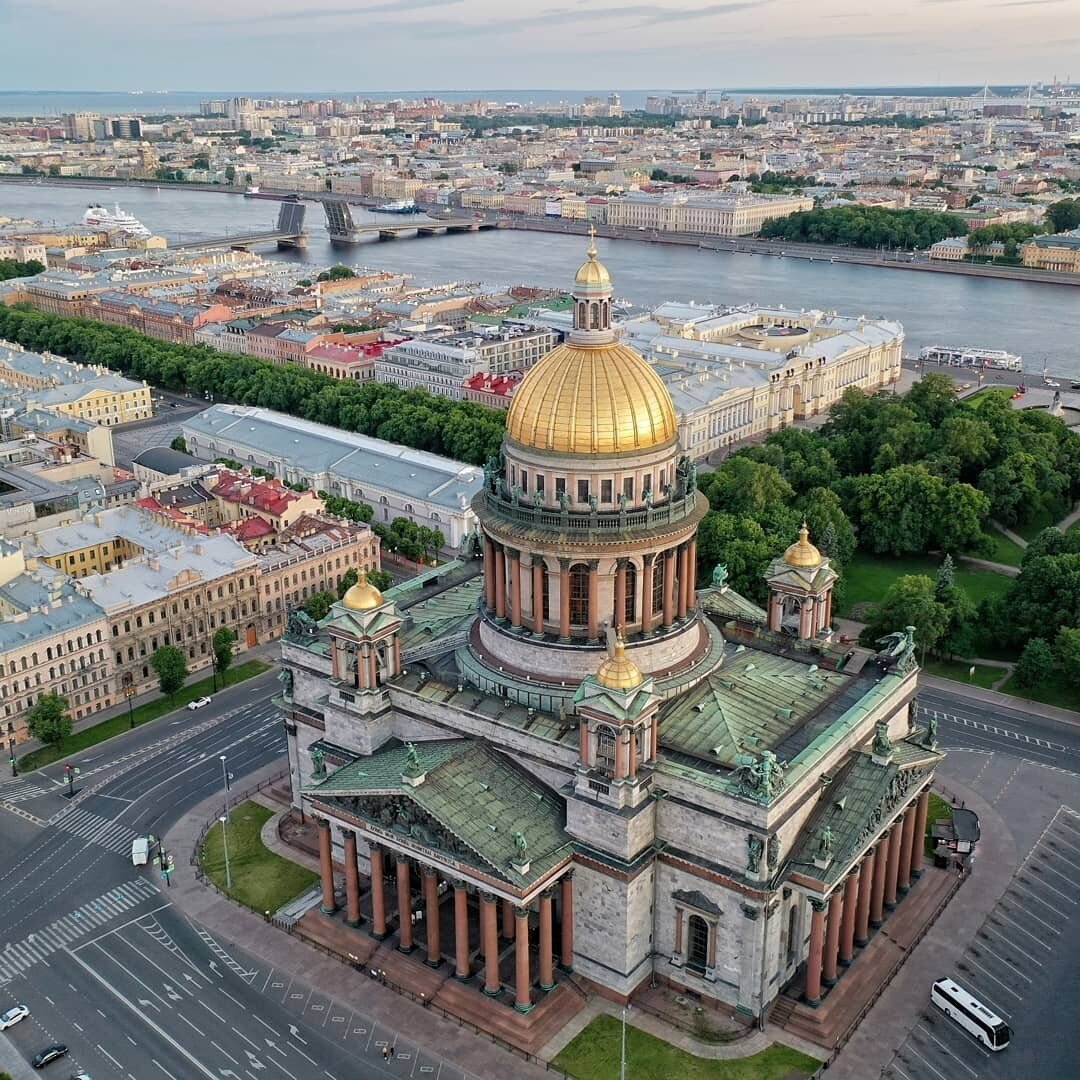 Казанский собор с высоты птичьего полета