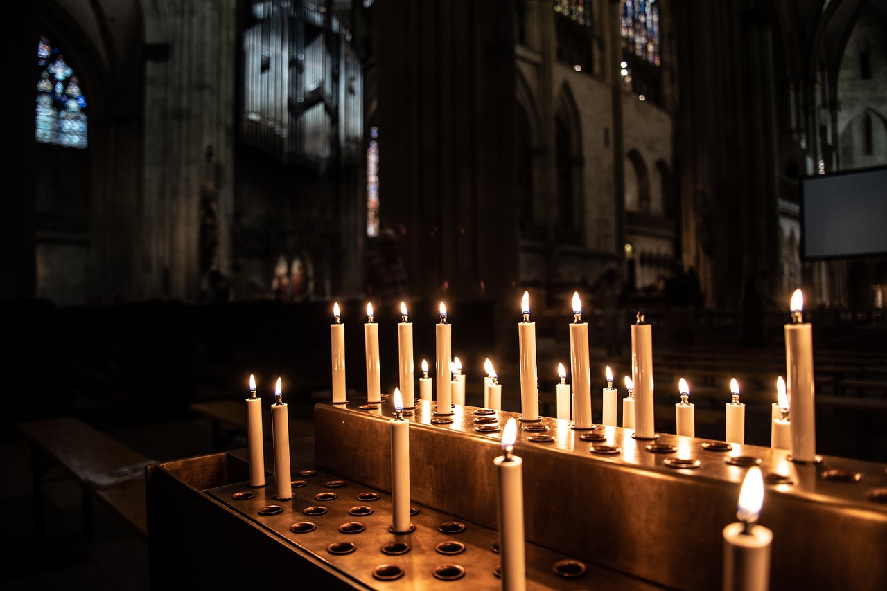 Свечи в католической церкви