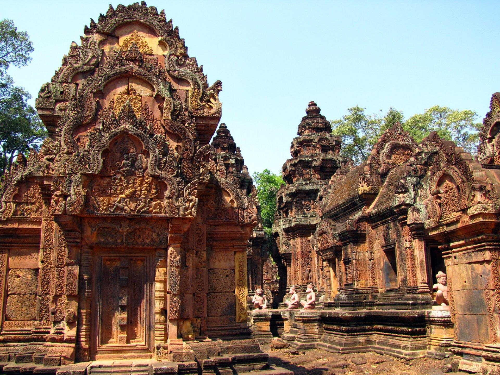 Камбоджа храмы в джунглях