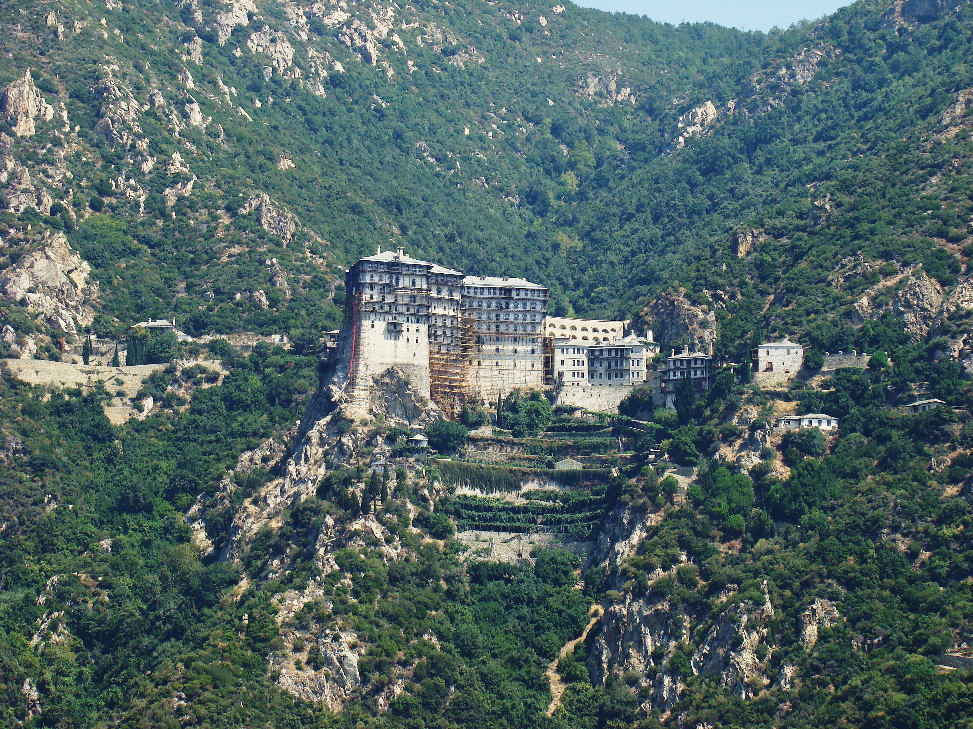 Афон монастырь греция