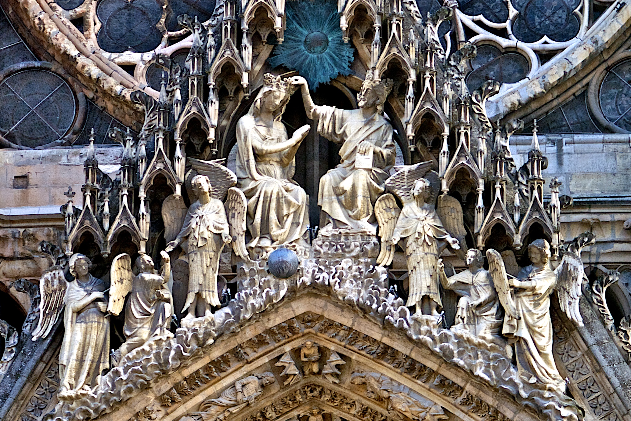 Скульптура реймского собора