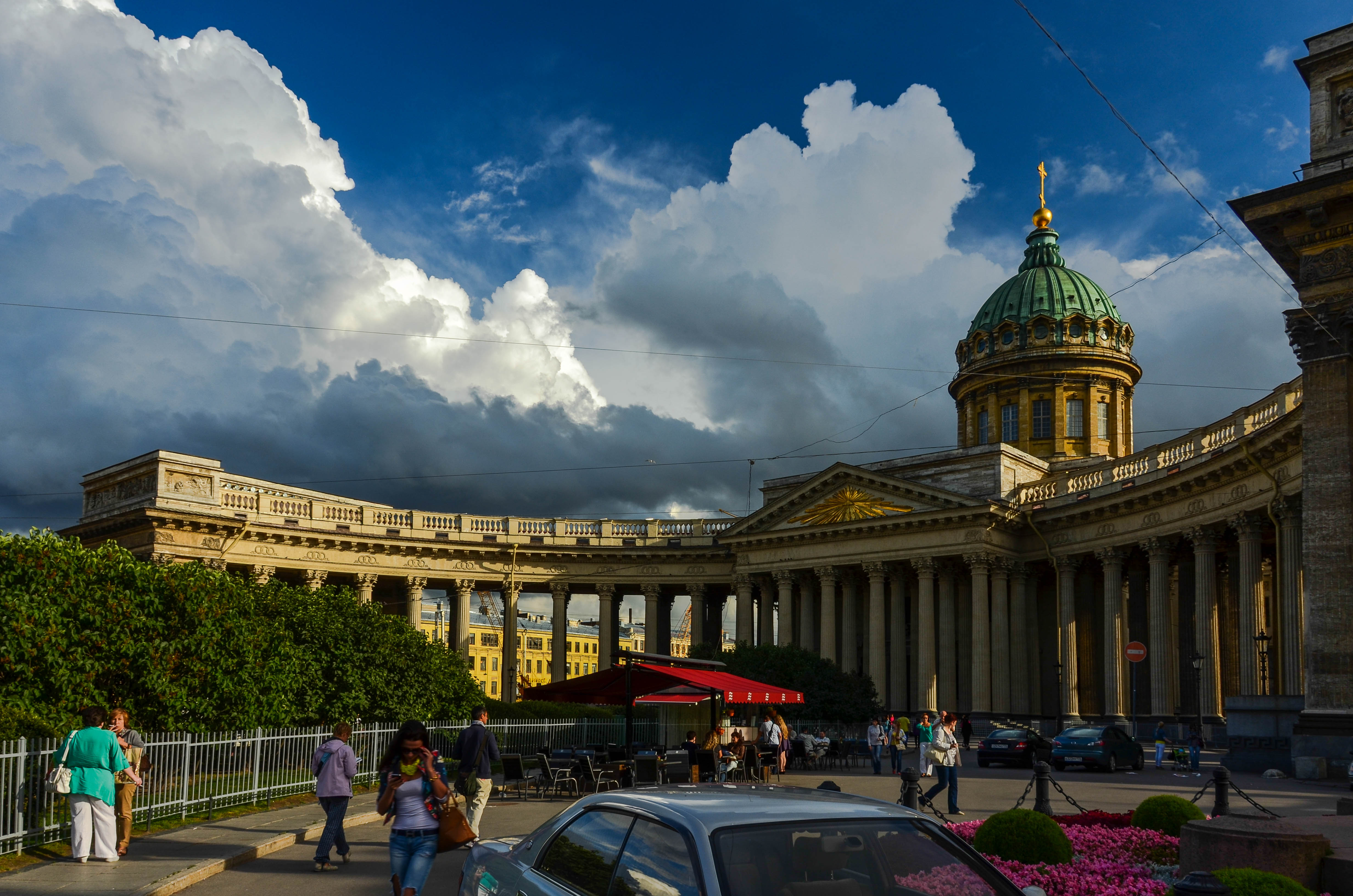 Казанский собор в санкт петербурге фото снаружи и сверху