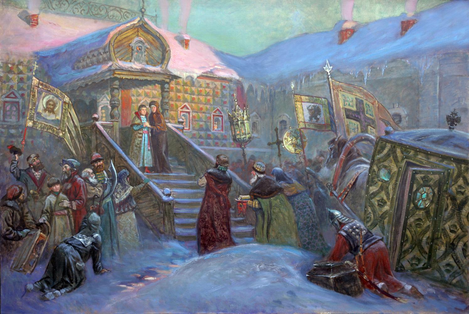 Картина Алексей Михайлович Земский собор