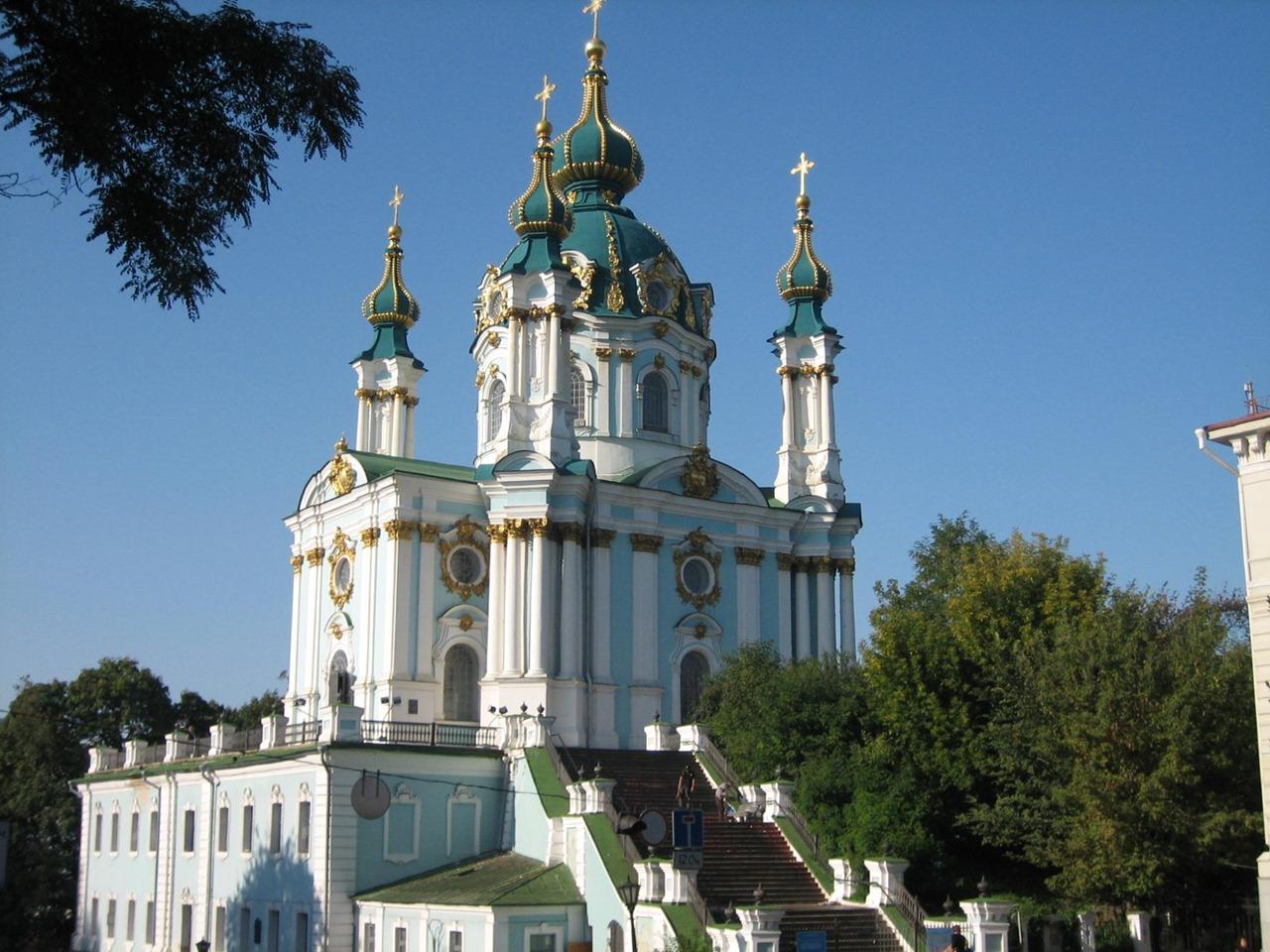 Андреевская Церковь в Киеве Растрелли