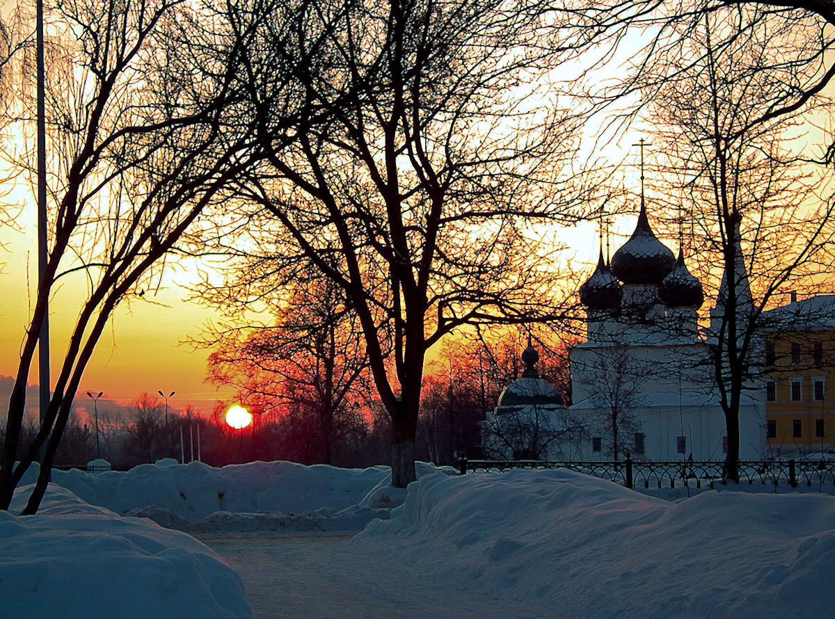 Лобня Церковь зима