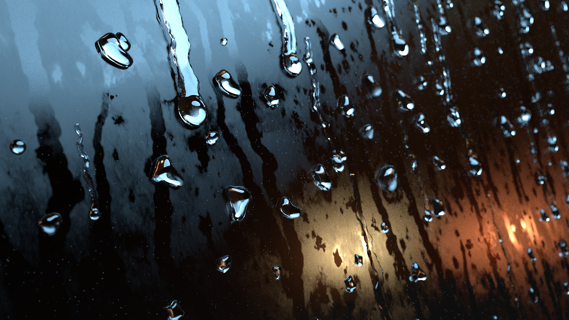 Realistic rain. Дождь. Слепой дождь. Дождь фон. Мокрое стекло.