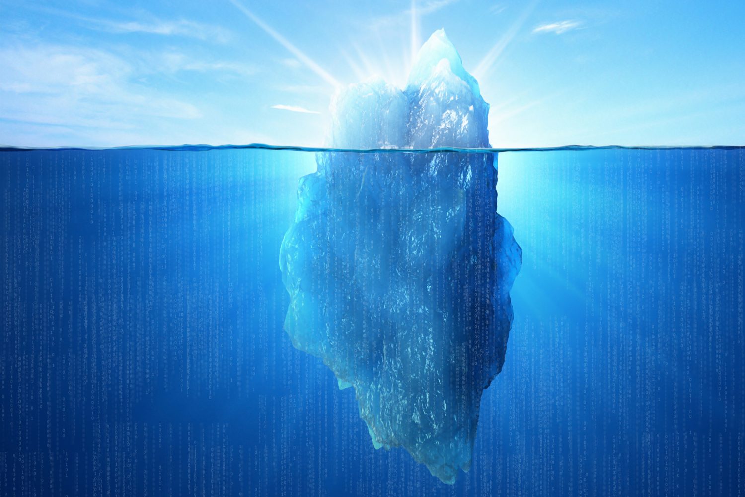 Артикул Ripple Iceberg >>>. Какая часть айсберга над водой