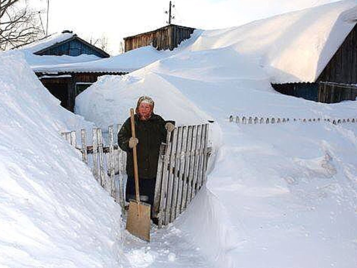 Сосед кидает снег. Много снега. Дом занесло снегом. Двор занесенный снегом. Дом засыпанный снегом.