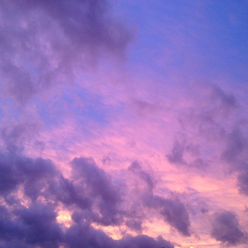 Фиолетовые облака Эстетика