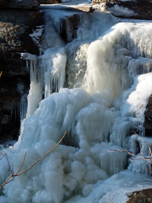 Шумак водопад ледяной