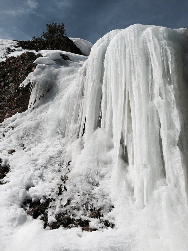 Замороженный водопад