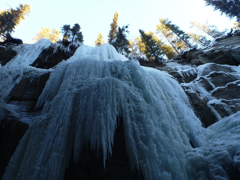 Зимний водопад Куперля