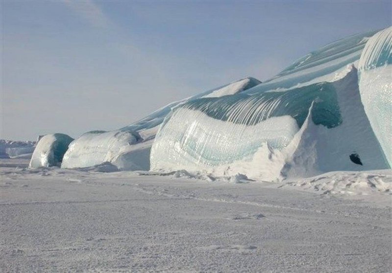 Замерзшая волна ЦУНАМИ В Антарктиде