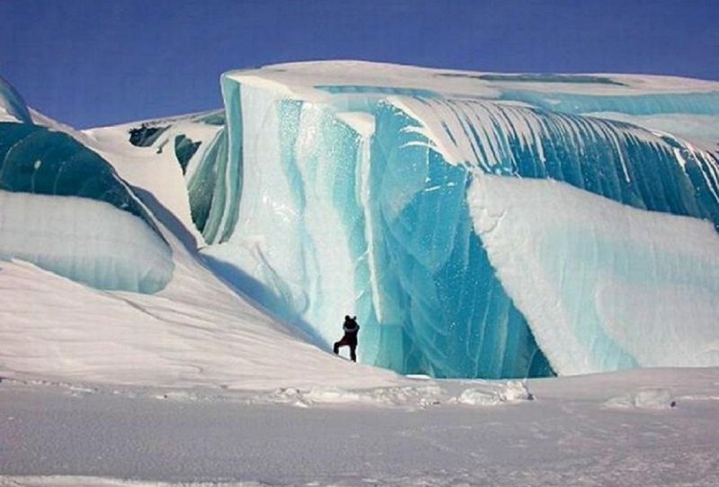 Замерзшее ЦУНАМИ В Антарктике