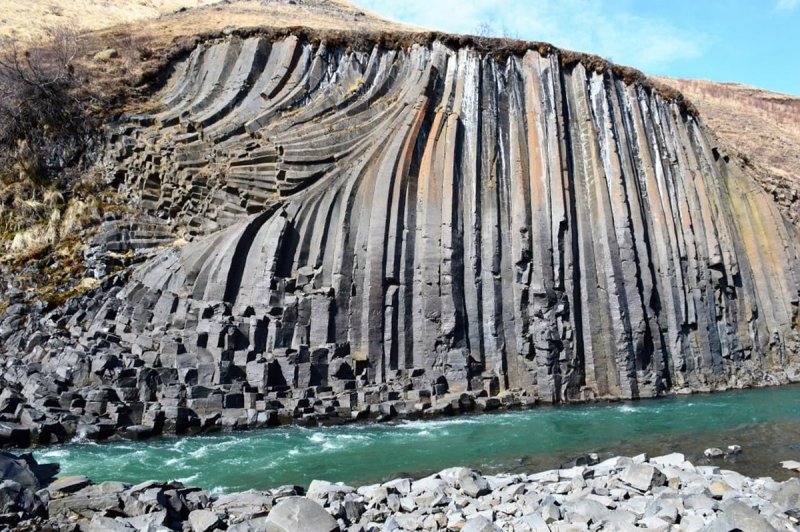 Базальтовый каньон в Исландии