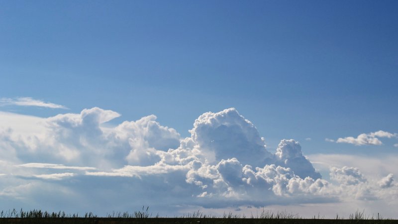 Небо Кучевые облака