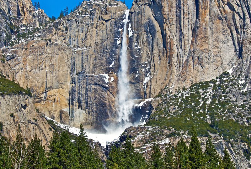 Йосемитский водопад, национальный парк Йосемити