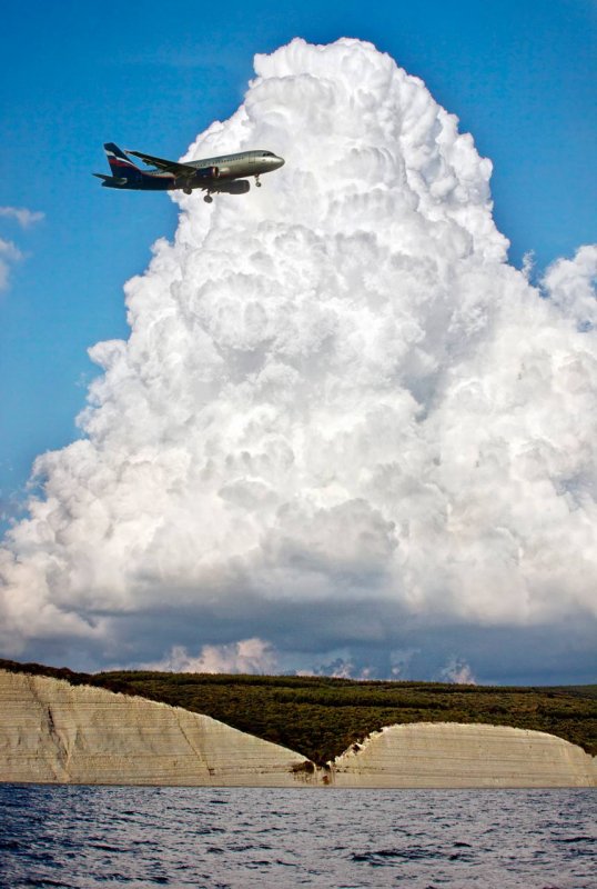 Эффект Fallstreak облака