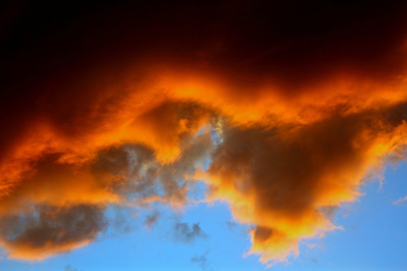 Оранжевое облако картинка