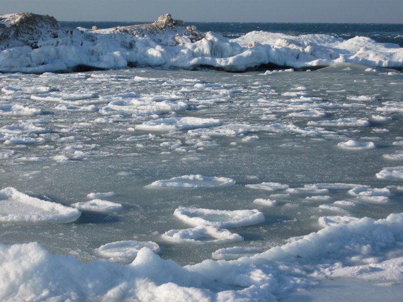 Лед на черном море