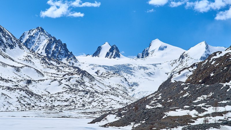 Софийские ледники в Архызе зимой