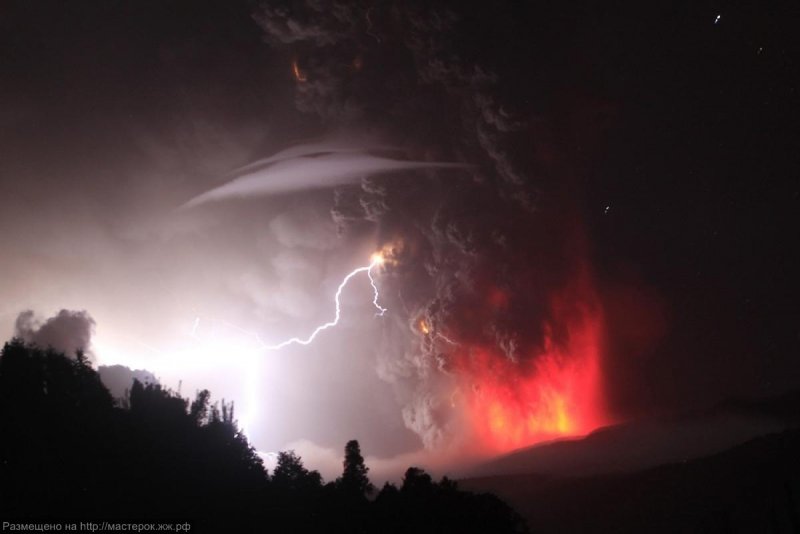 Извержение вулкана Пуйеуэ 2011