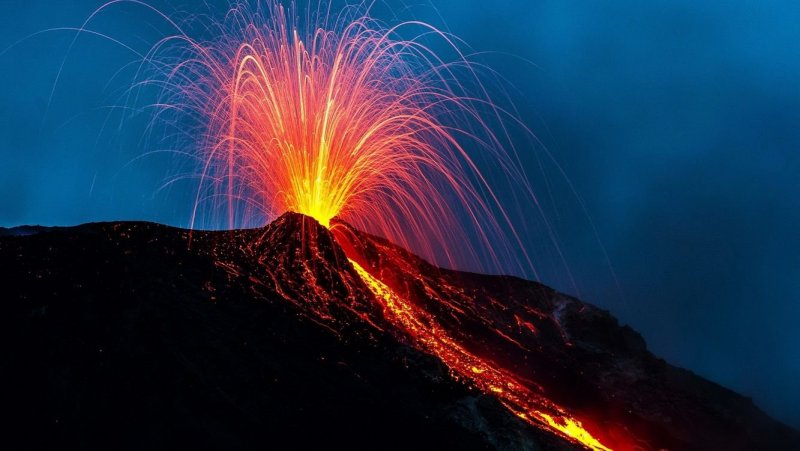 Стромболианский Тип вулканов