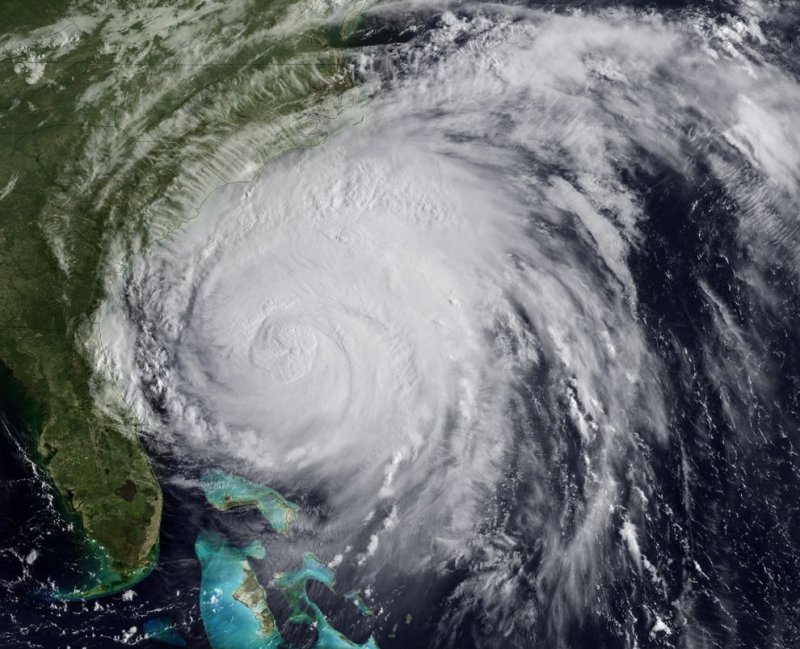 Ураган Катрина со спутника