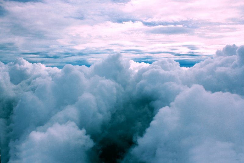 Небо с мягкими облаками