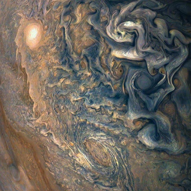 Инфракрасный снимок Юпитера