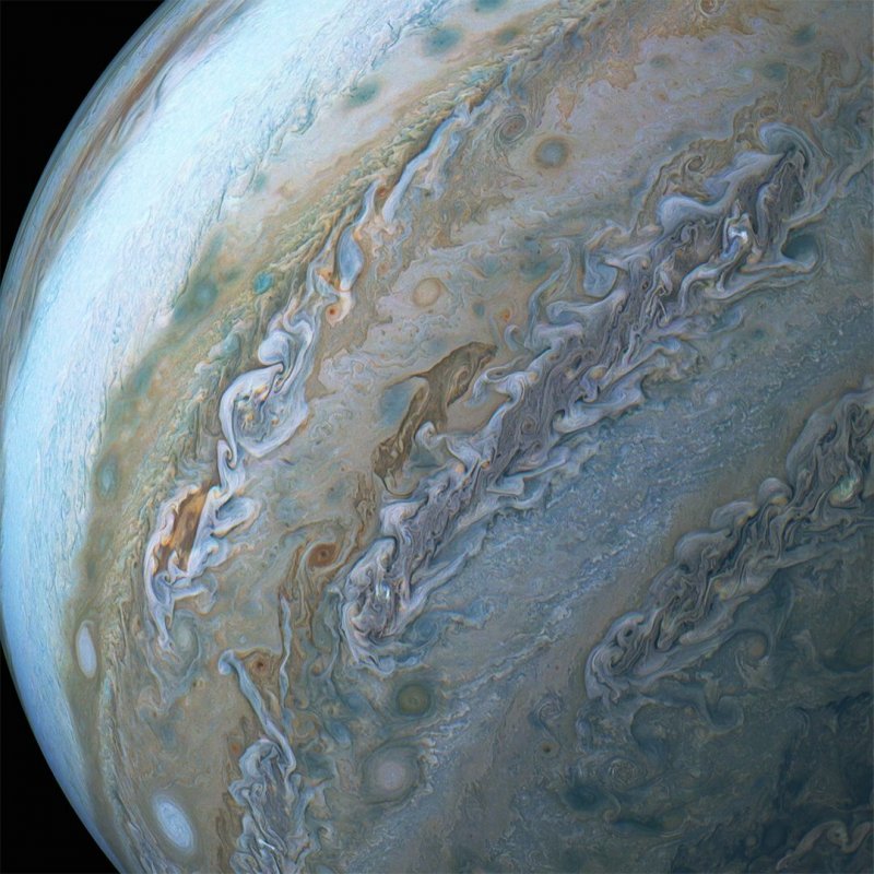 Юнона 2018 снимки Юпитера