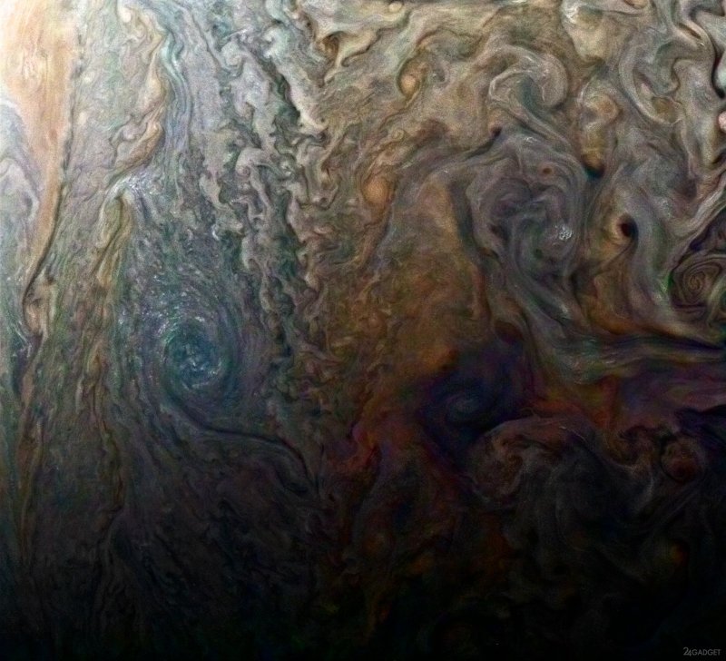 Облака Юпитера с Юнона