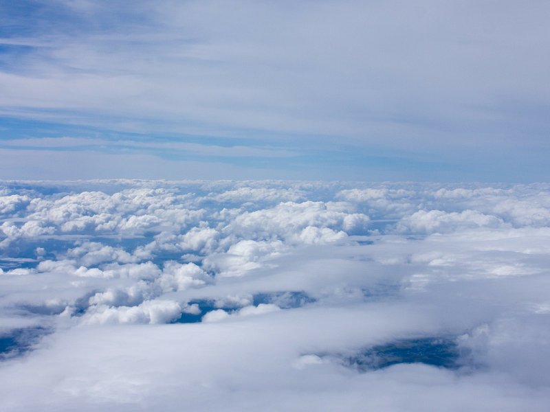HDRI Sky над облаками