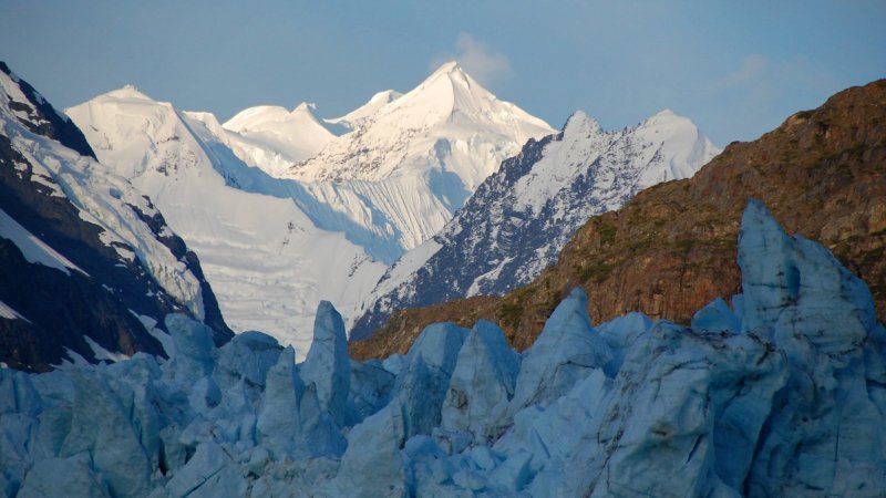 Гора Ачишхо ледник