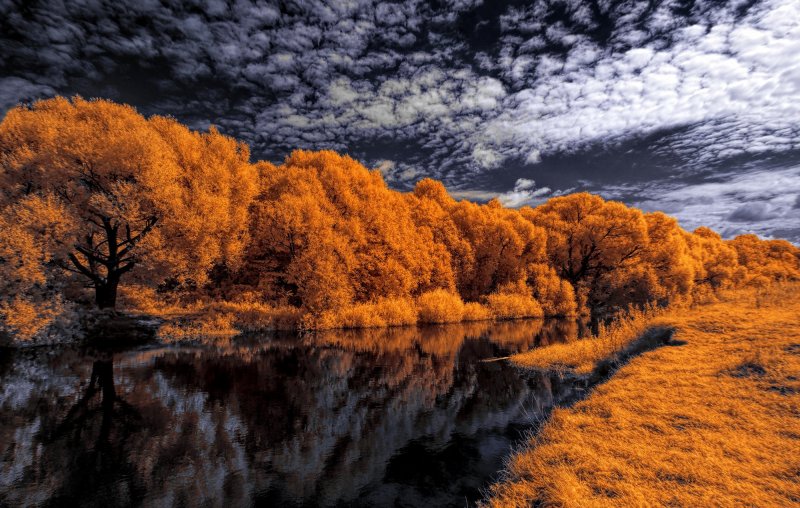 Осенняя Радуга красоты природы