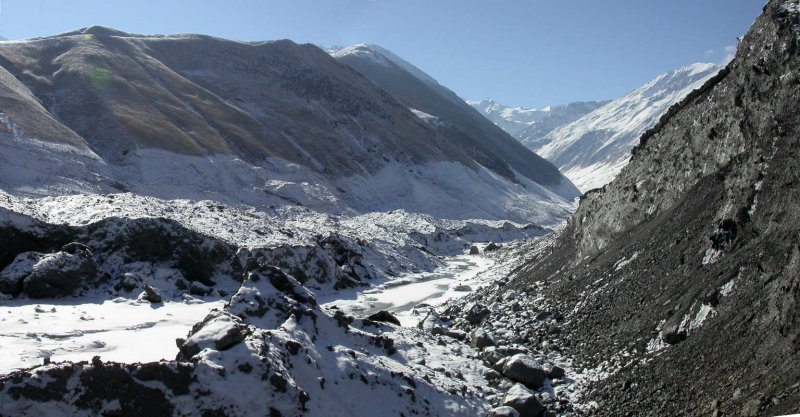 Ледник колка гора Казбек