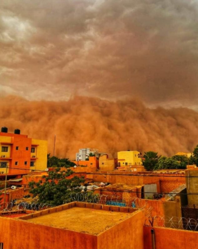 Песчаная буря стихийное бедствие