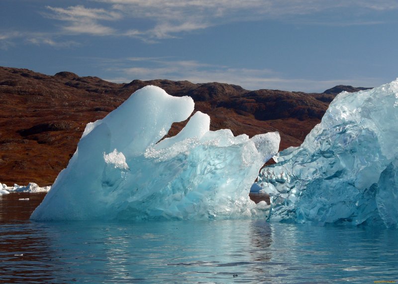 Айсберги и ледники Гренландии