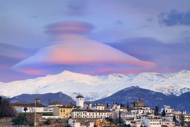 Горы в Испании Сьерра Невада