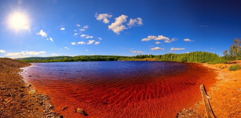 Красное озеро Ленинградская область