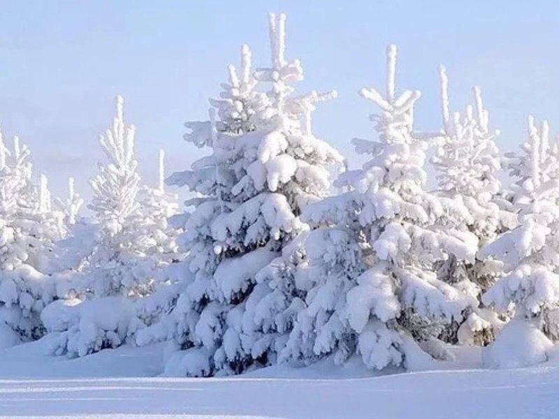 Снегопад пороша Евпатория Крым