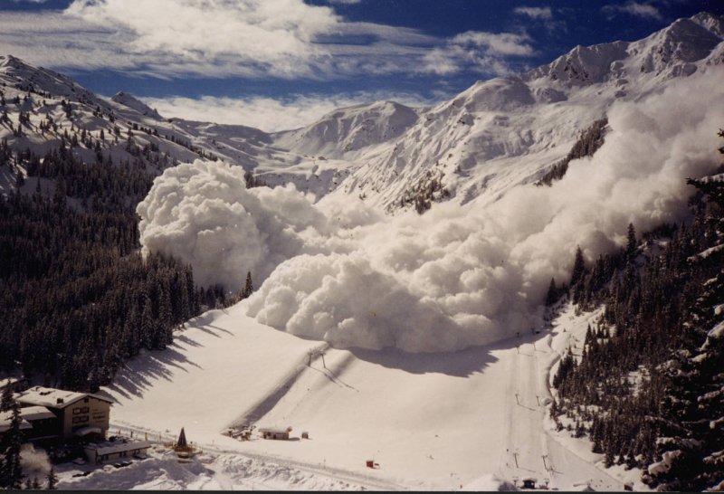 Лавина в Австрии 1999