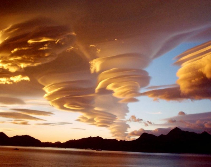 Природные явления лентикулярные облака