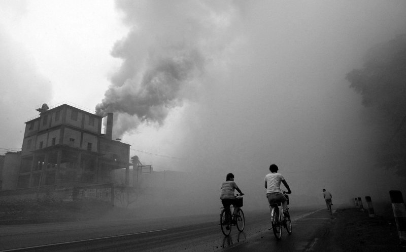 Загрязнение воздуха в городе