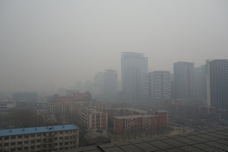 Китай Пекин смог