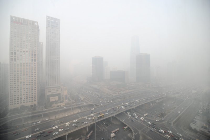 Air pollution smog
