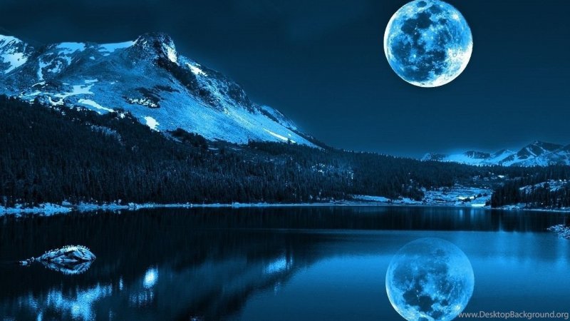 Голубая Луна природное явление